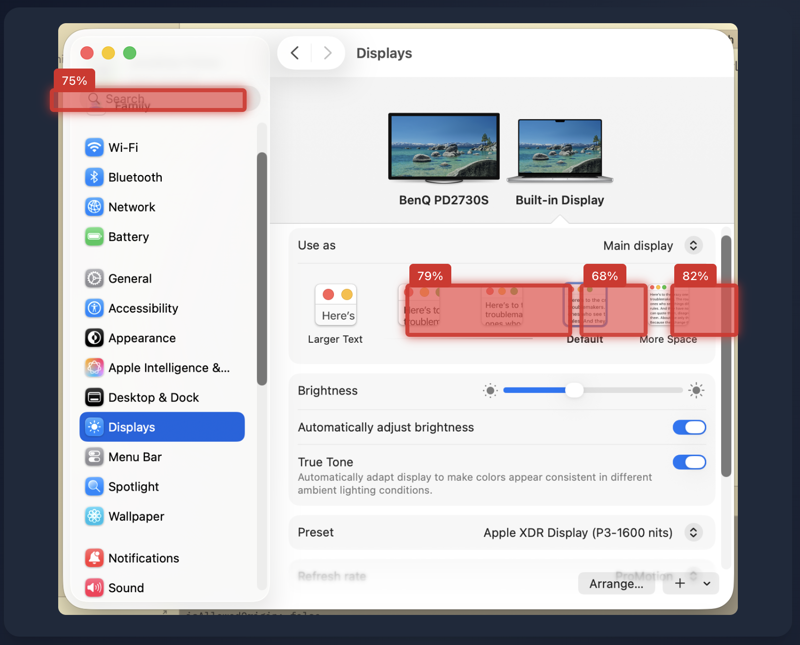 AI artifact detecting overlapping text